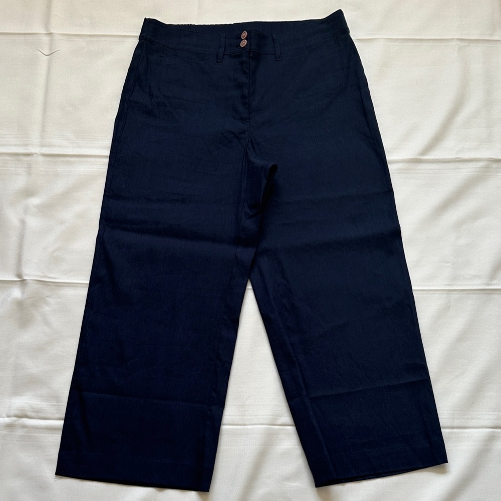 J. Jill Linen Stretch Wide Leg Pants